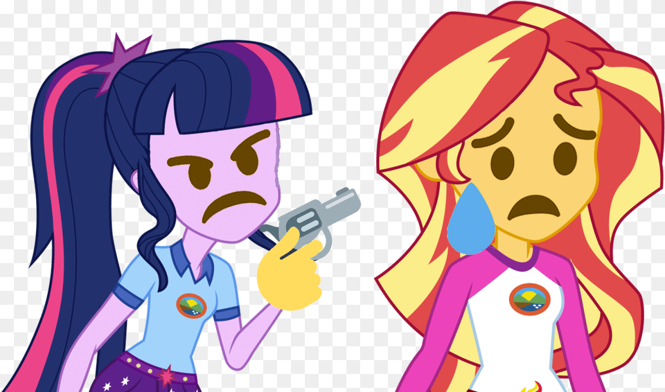Girls Angry Twilight Sunset Shimmer Equestria Girl, Book, Comics, Publication, Baby Free Transparent Png