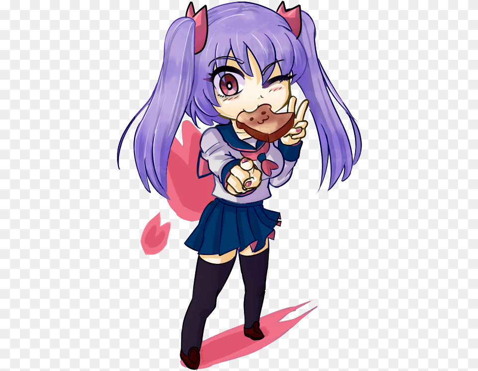 Girls Chibi Anime Anime Girl Chibi, Book, Comics, Publication, Person Free Transparent Png