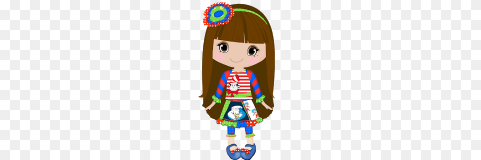 Girls With Big Eyes Clip Art Oh My Fiesta In English, Baby, Person, Toy Png