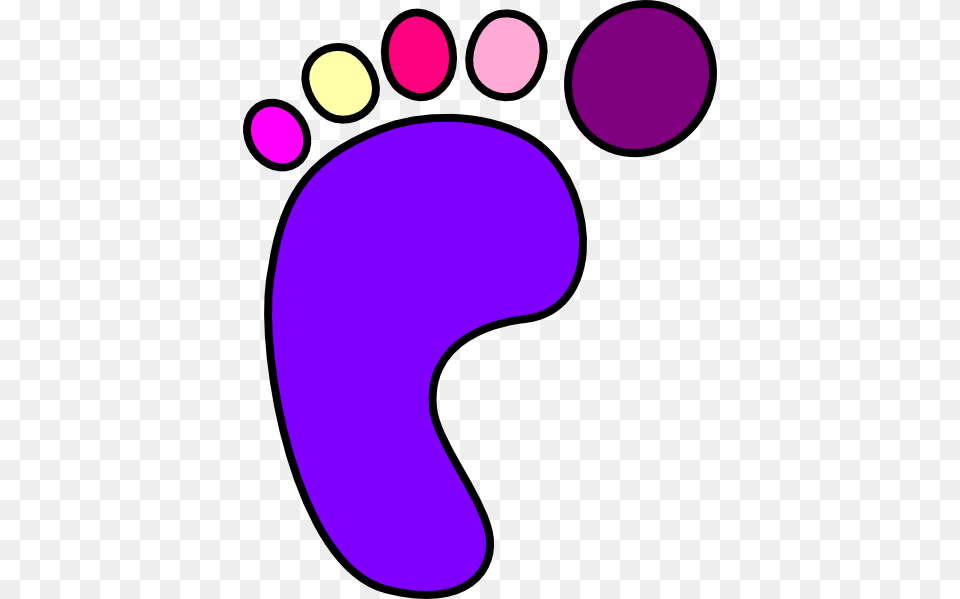 Girly Foot Large Size, Footprint Free Png