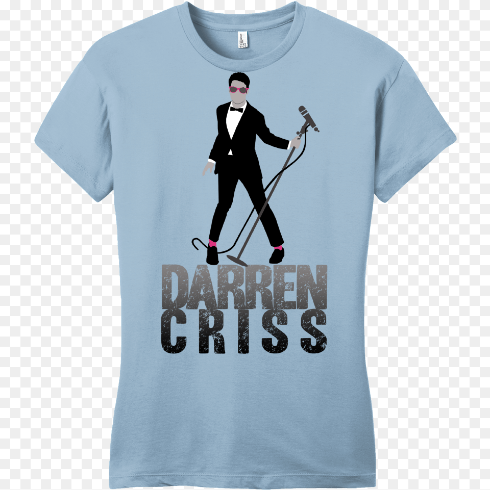 Girly Light Blue Darren Criss Tuxedo Pose T Shirt Nordic Skiing, T-shirt, Clothing, Adult, Person Free Transparent Png