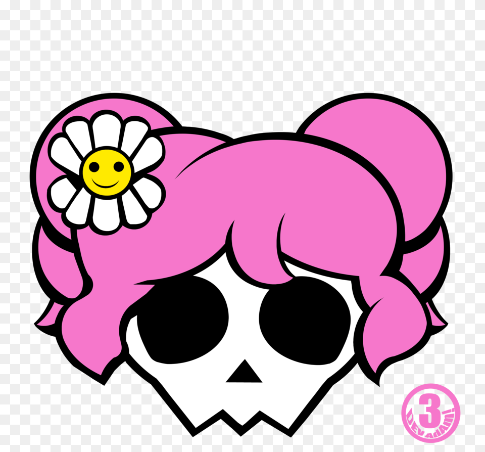 Girly Skull Image, Purple, Cartoon, Baby, Person Free Transparent Png