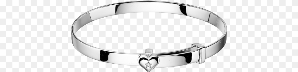 Gisele Diamond Heart Baby Bangle Barber Sons, Accessories, Bracelet, Jewelry, Smoke Pipe Free Png Download