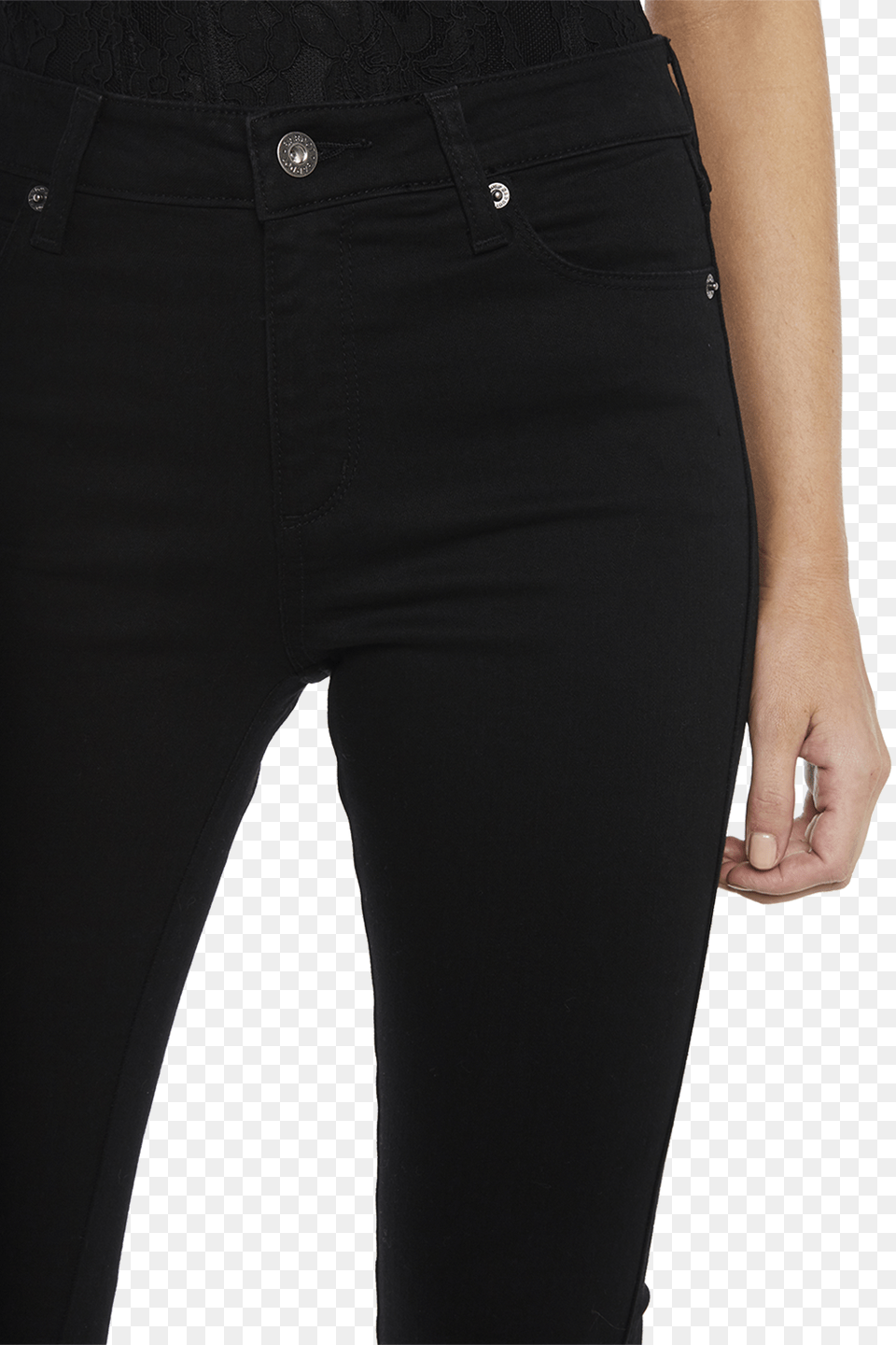 Gisele High Rise Jean In Colour Jet Black Pocket, Clothing, Pants, Jeans, Adult Free Transparent Png