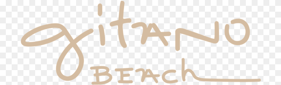 Gitano Beach Sand Calligraphy, Handwriting, Text Free Png Download