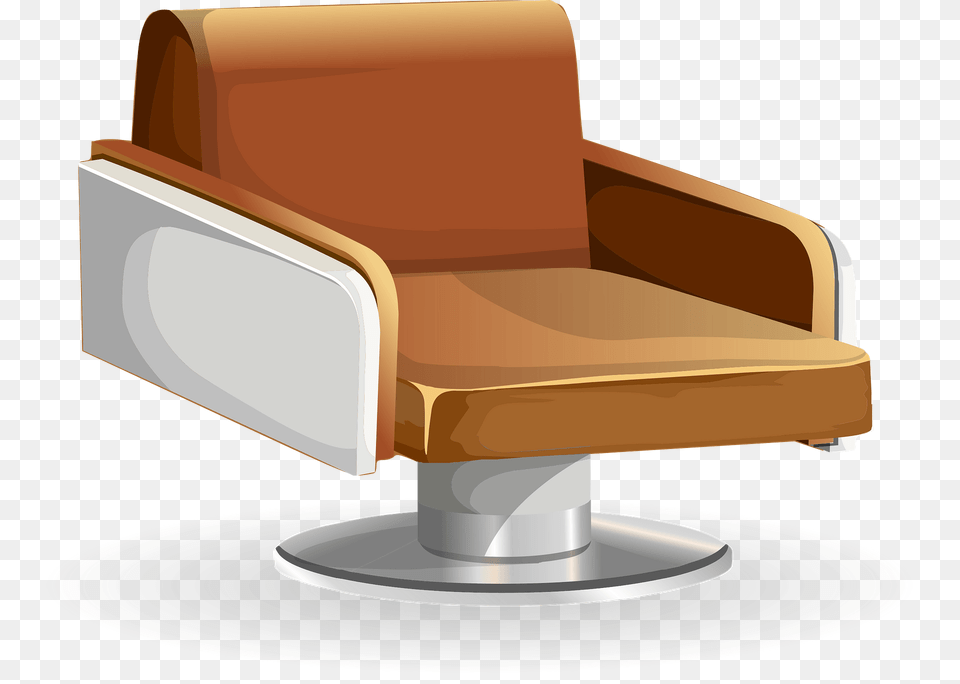 Gitch Simplified Barber Chair Clipart, Furniture, Armchair Free Transparent Png