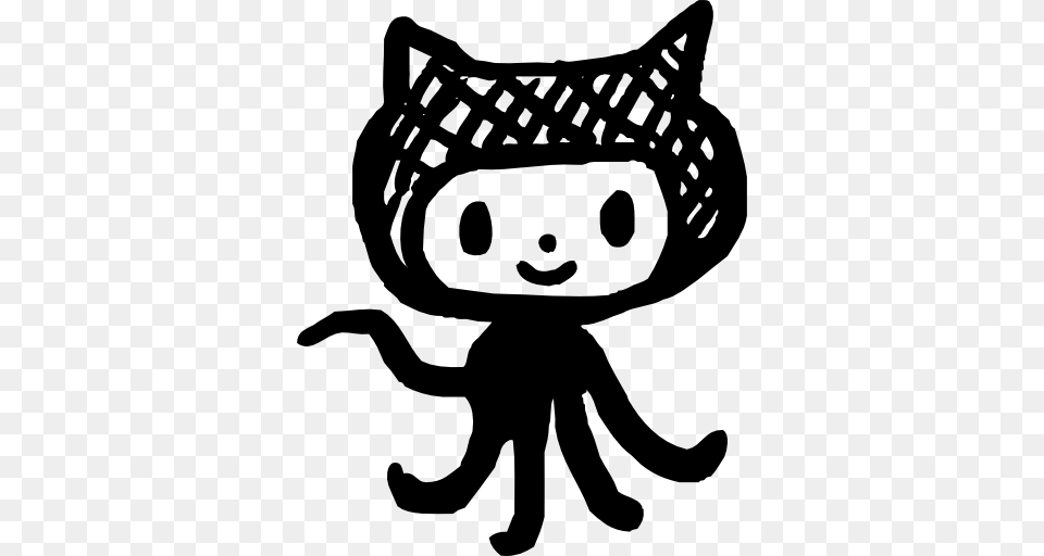 Github, Stencil, Sticker, Person, Face Png