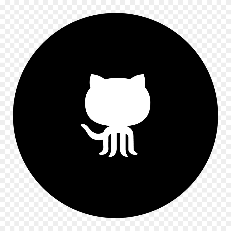 Github, Stencil, Logo, Silhouette, Animal Free Png