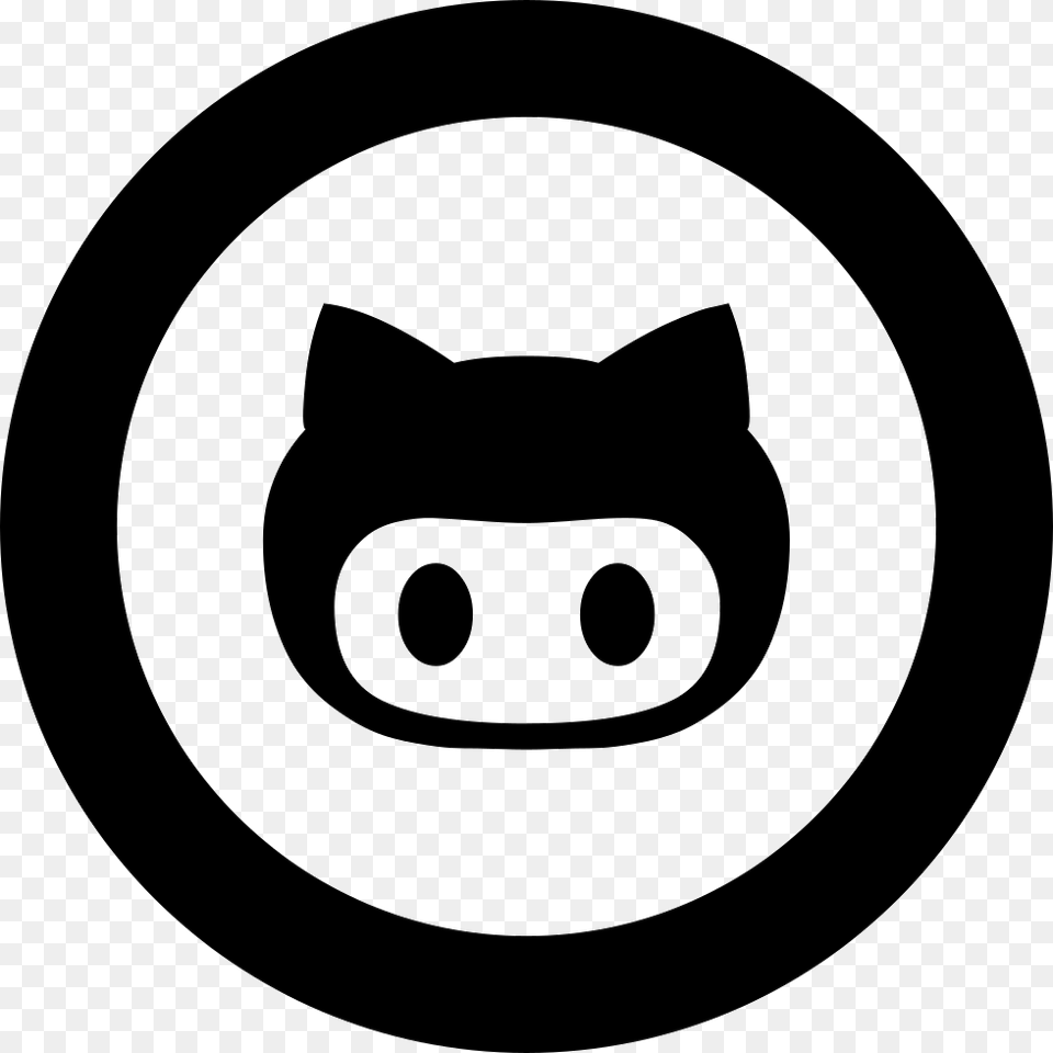 Github, Stencil, Sticker, Logo, Symbol Free Png Download