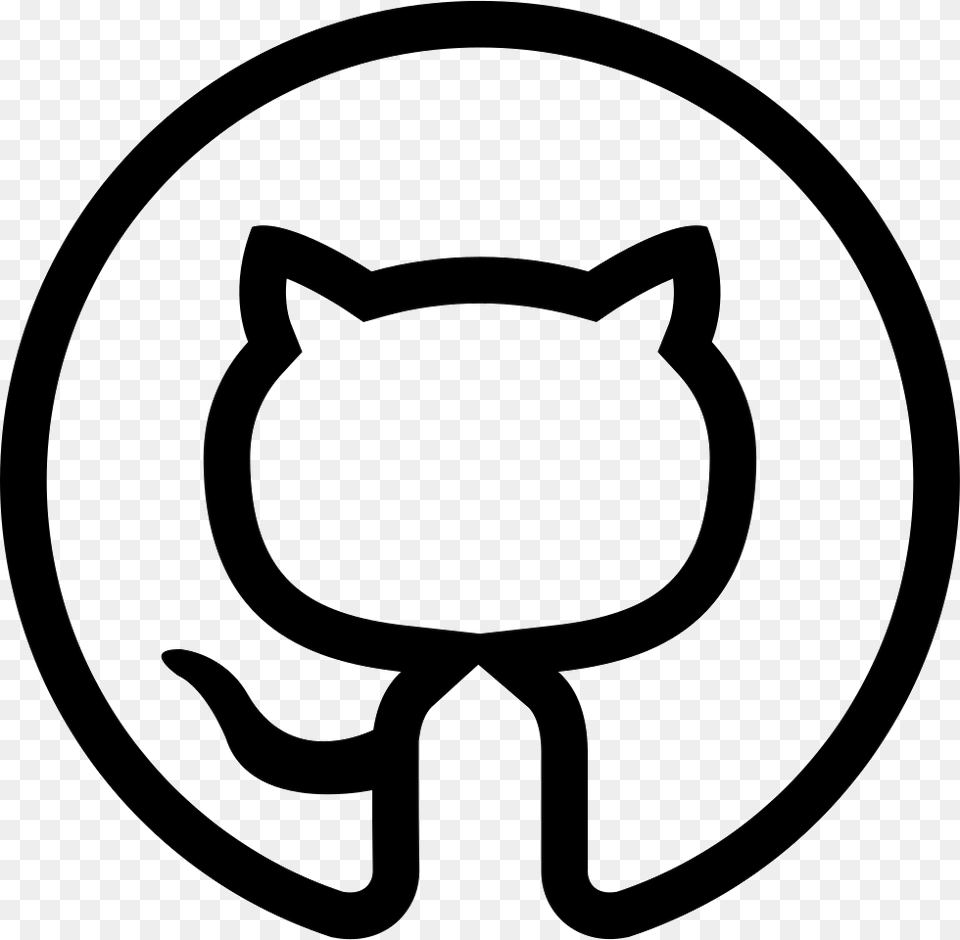 Github, Stencil, Symbol Free Png