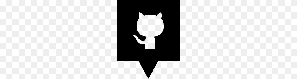 Github Icon Formats, Gray Free Png