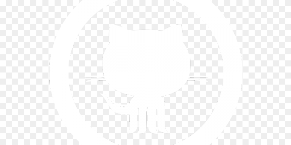 Github Icon White, Stencil, Cutlery, Fork, Logo Free Png Download