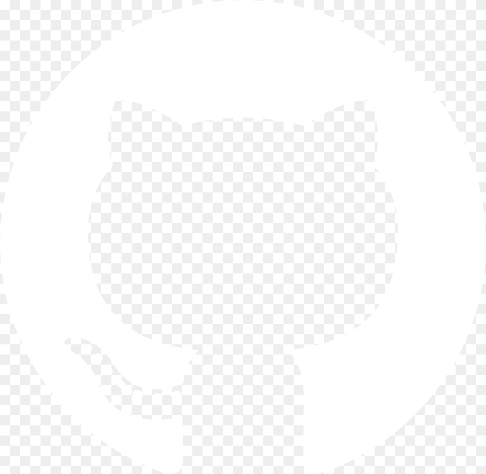 Github Logo Github Logo White, Silhouette, Stencil, Animal, Bear Png