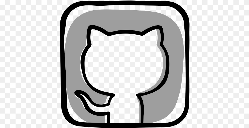 Github Logo Open Source Icons, Silhouette, Animal, Bear, Mammal Free Png
