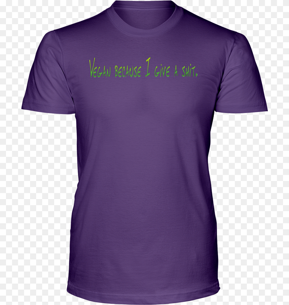 Give A Shit T Shirt, Clothing, T-shirt, Purple Png Image