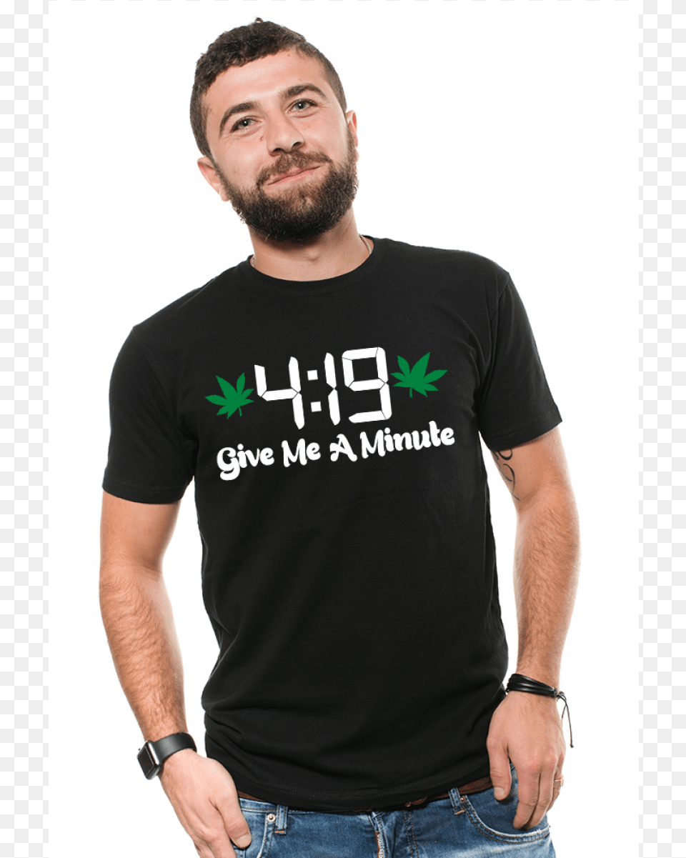 Give Me A Minute Mens T Shirt Funny Smoking Marijuana Alice In Wonderland Black And White T Shirt, Adult, Person, Man, Male Png