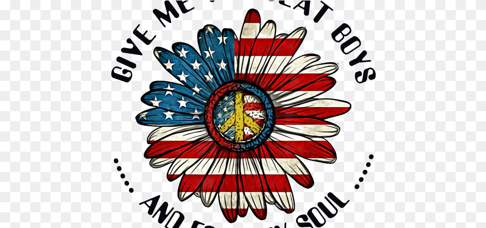 Give Me The Beat Boys And My Soul Flower Designs T American Flag Flower Svg, Art Png