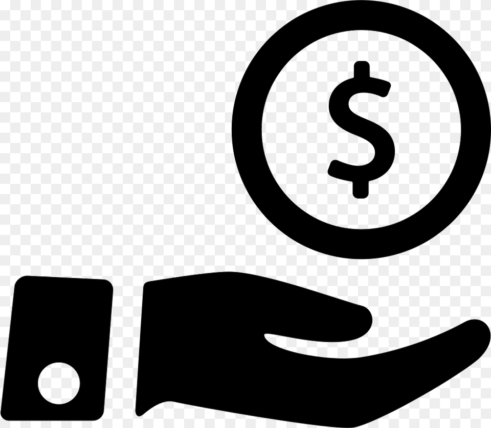 Give Money Comments Personal Loan Icon, Stencil Free Png
