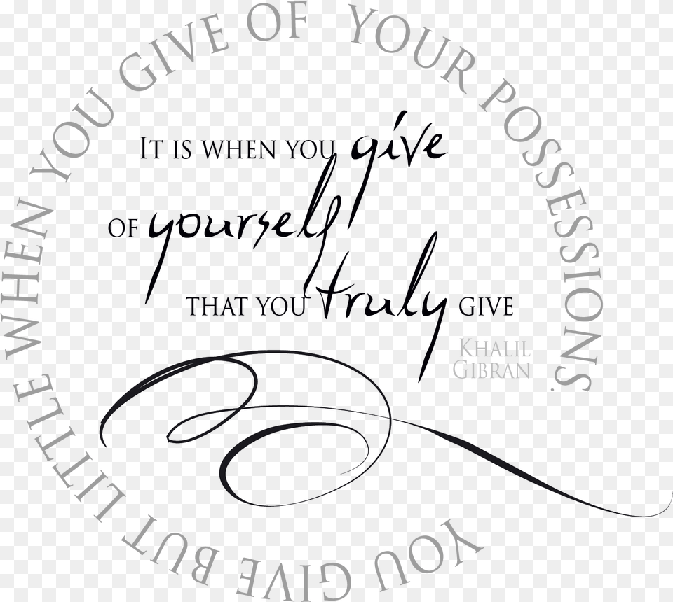 Give Of Yourself R Love S, Text, Logo Free Png Download