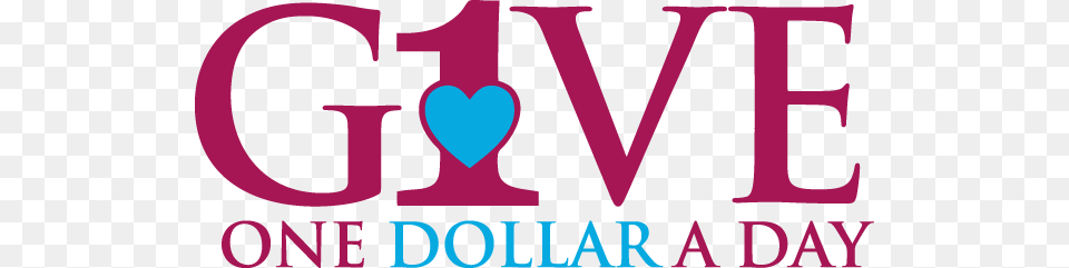 Give One Dollar A Day, Purple, Logo, Face, Head Free Transparent Png