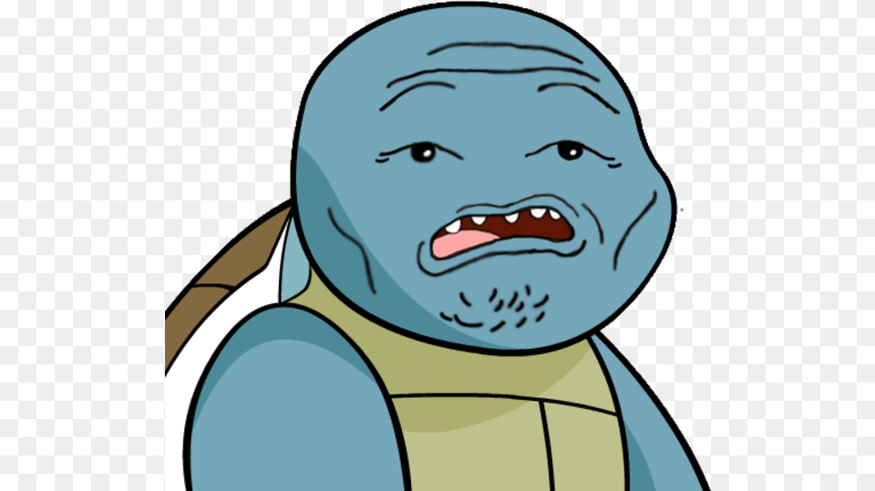 Give Squirtle A Face Squirtle Meme, Baby, Person, Head Free Transparent Png