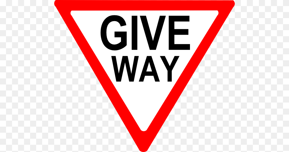 Give Way Sign Clip Art Vector, Symbol, Road Sign, Dynamite, Weapon Free Png Download