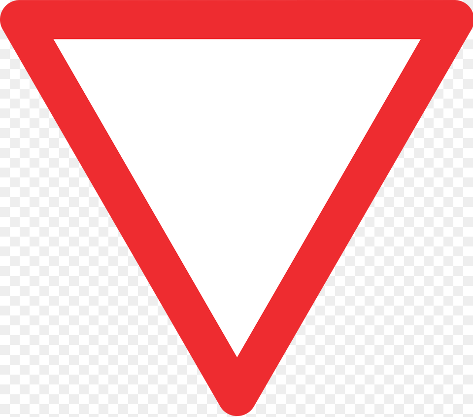 Give Way Yield Sign In Switzerland Clipart, Symbol, Triangle, Smoke Pipe, Road Sign Png Image