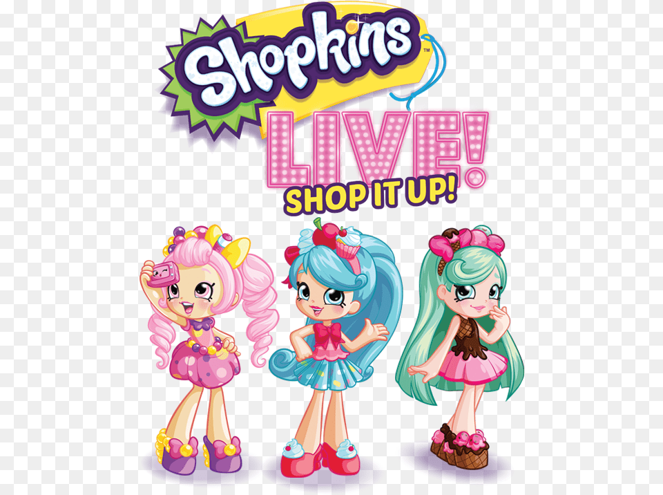 Giveaway Shopkins Live Is Coming To The Tri State Area, Book, Comics, Publication, Person Png Image