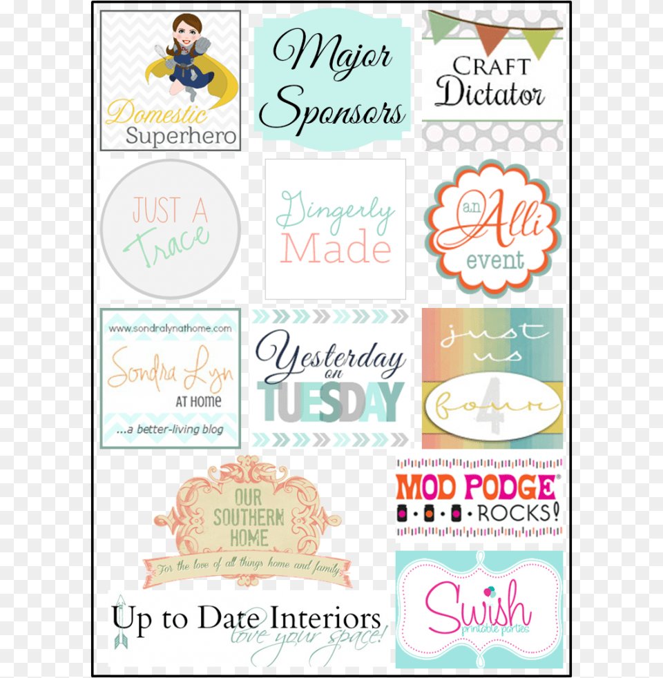 Giveaway Sponsor Graphic Labeled Mod Podge, Advertisement, Poster, Baby, Person Free Png Download