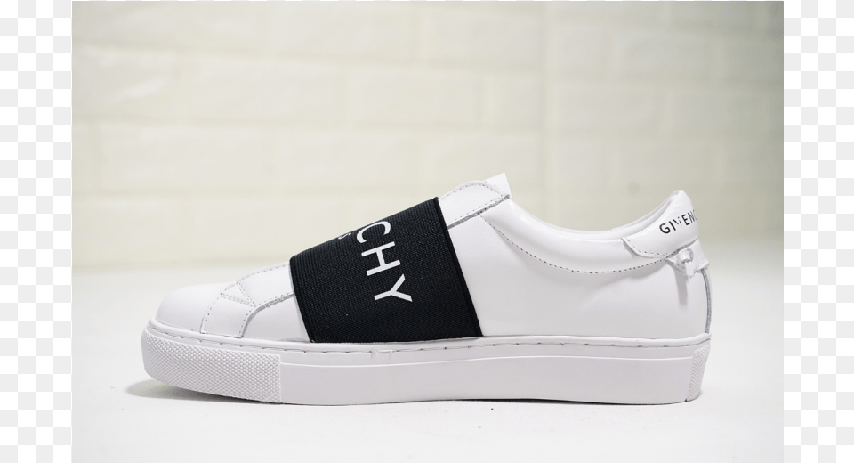 Givenchy Urban Street Logo Print Leather Slip On Skate Shoe, Clothing, Footwear, Sneaker, Canvas Free Png