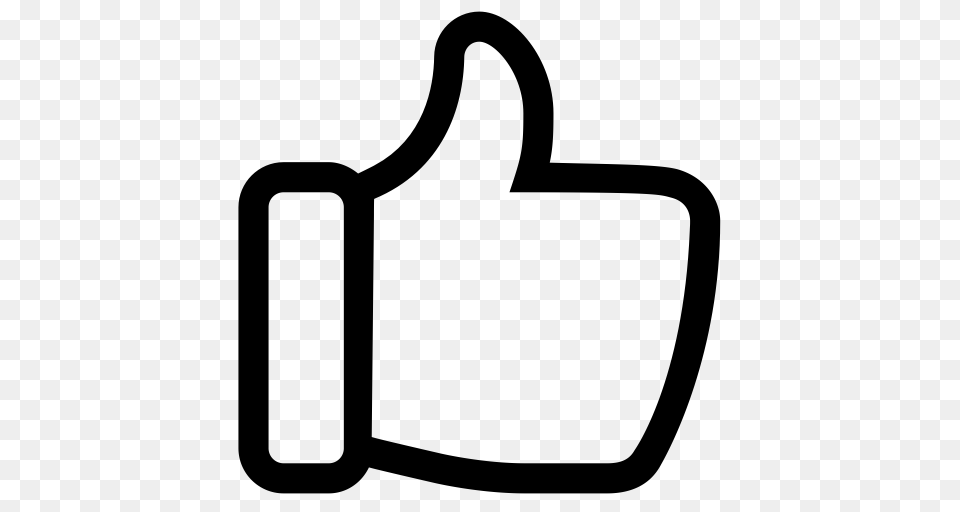 Givethethumbs Up Thumbs Thumbs Up Icon With And Vector, Gray Free Transparent Png