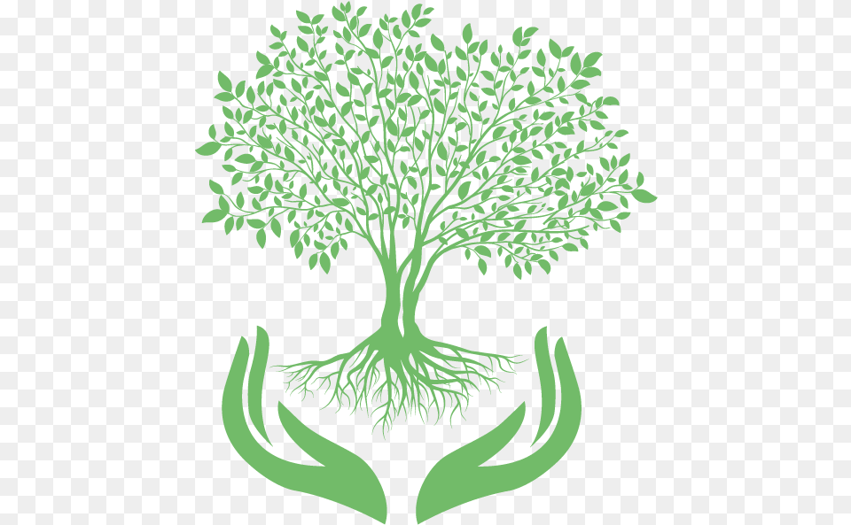 Giveusstrength Logo Transparent Background Tree Tree Vector, Herbal, Herbs, Plant, Green Free Png