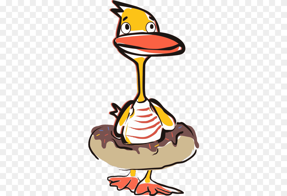 Giving Back One Donut At A Time Duck Donuts Duck, Smoke Pipe, Cream, Dessert, Food Free Transparent Png