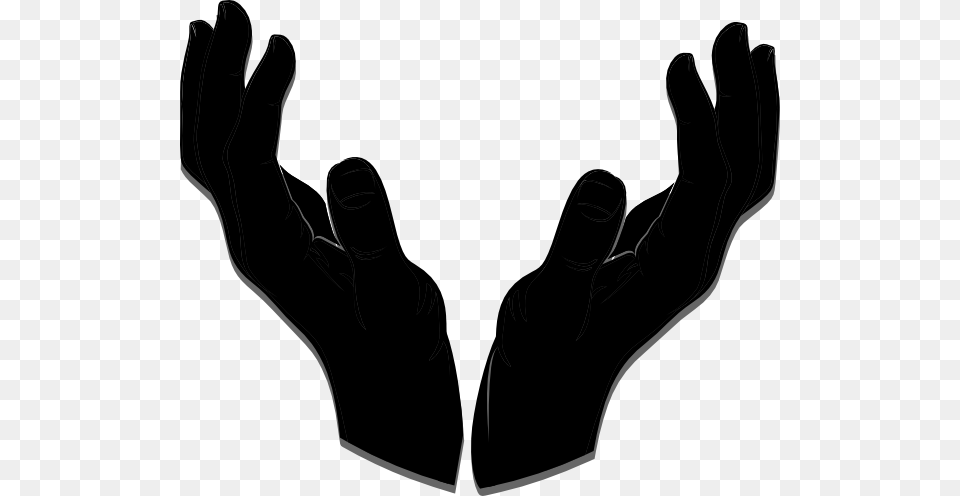 Giving Clip Art, Clothing, Glove, Silhouette, Body Part Free Png Download