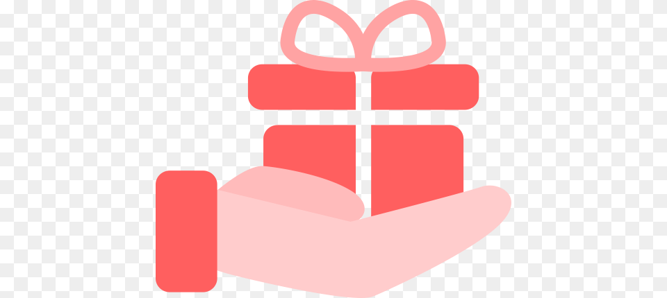 Giving Gifts Giving Hand Icon With And Vector Format, Gift Png Image