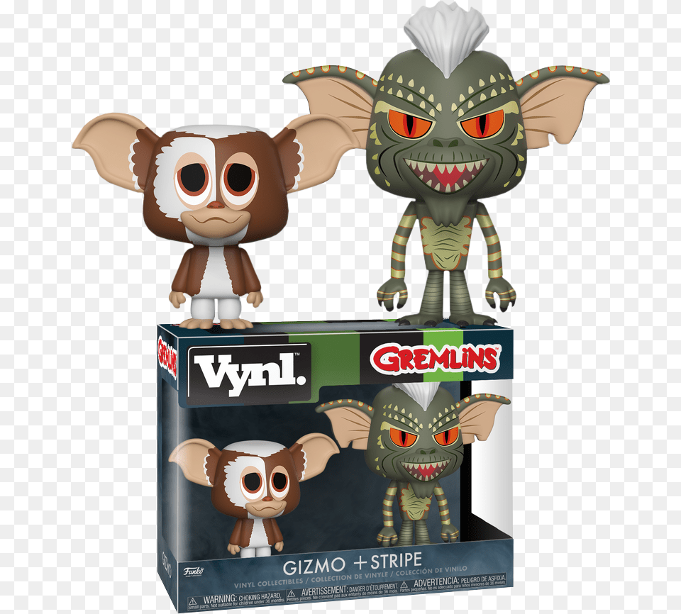 Gizmo Amp Stripe Vynl Funko Pops Gremlins, Toy, Plush, Baby, Person Png