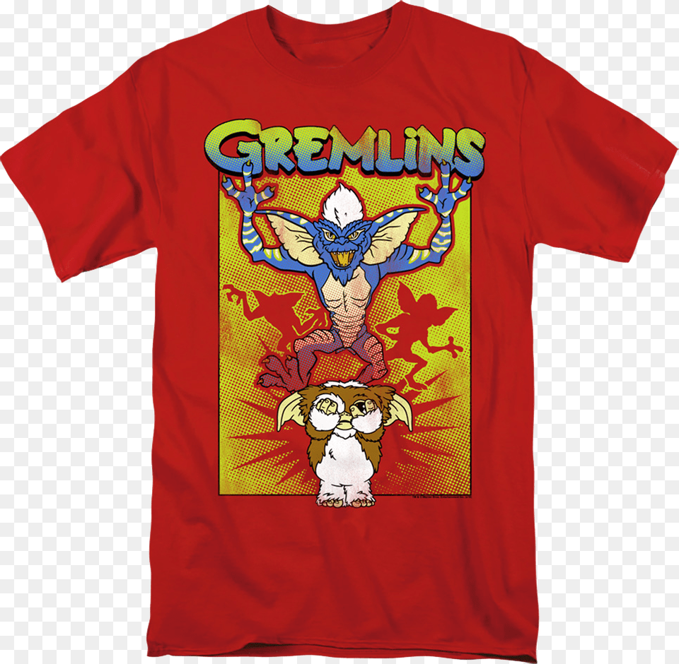 Gizmo S Nightmare Gremlins T Shirt T Shirt, Clothing, T-shirt, Baby, Person Free Png