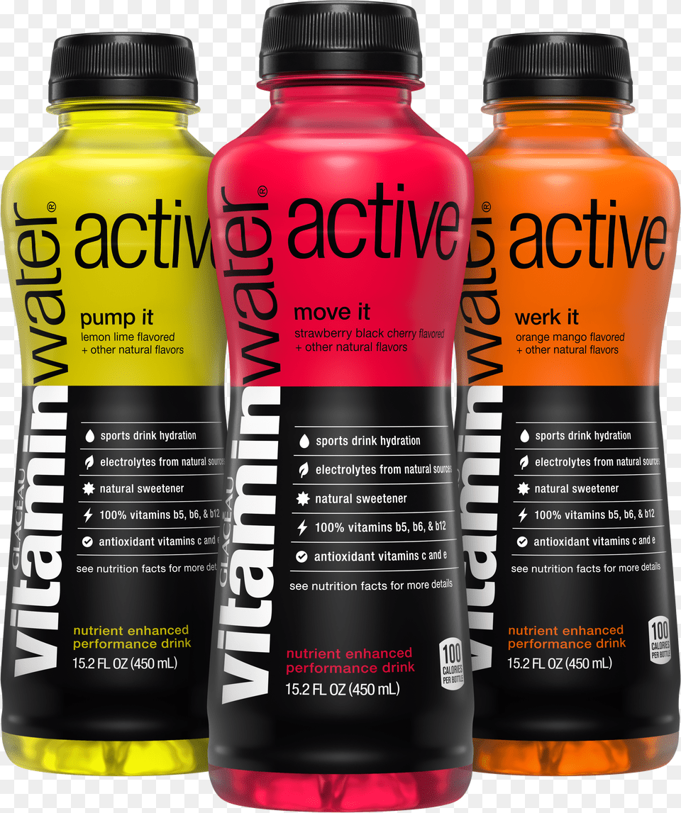 Glaceau Vitamin Water Active Png