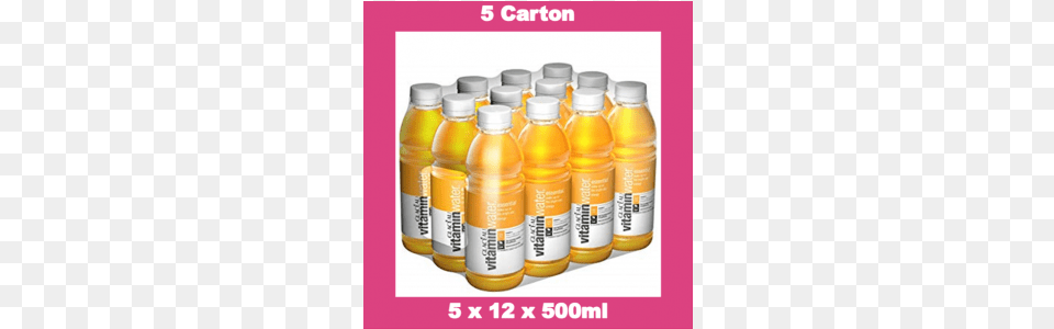 Glaceau Vitamin Water Essential 5x12x500ml Glaceau Vitamin Water Essential, Beverage, Juice, Medication, Pill Free Png
