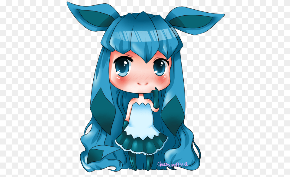 Glaceon As A Girl, Book, Comics, Publication, Baby Free Png Download