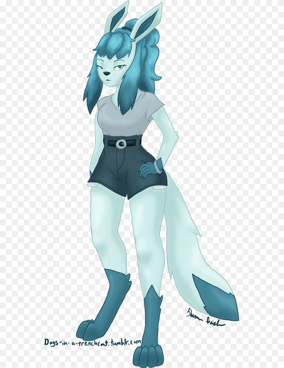 Glaceon Girl Cartoon Cartoon, Book, Clothing, Comics, Costume Free Transparent Png