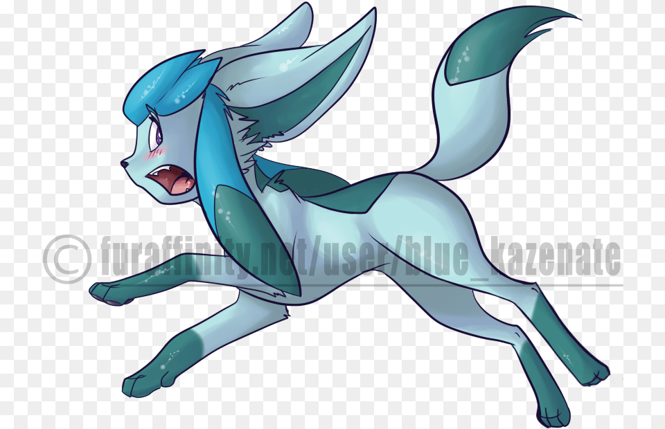 Glaceon Mythical Creature, Book, Comics, Publication, Art Free Png