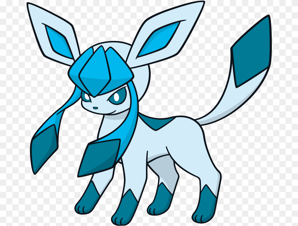Glaceon Official Artwork Gallery Glaceon Pokemon Dream World, Book, Comics, Publication, Animal Free Png Download