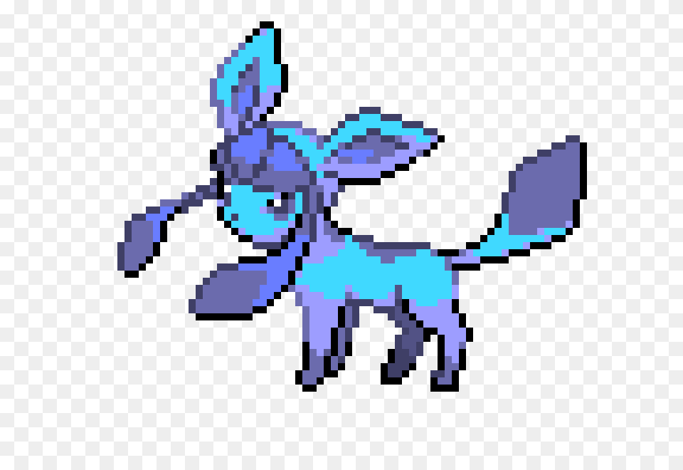 Glaceon Pixel Art Maker, Animal, Bird, Jay, Bee Free Png Download