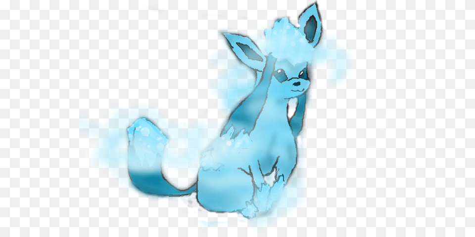 Glaceon Request By Cartoon, Ice, Nature, Outdoors, Baby Free Transparent Png