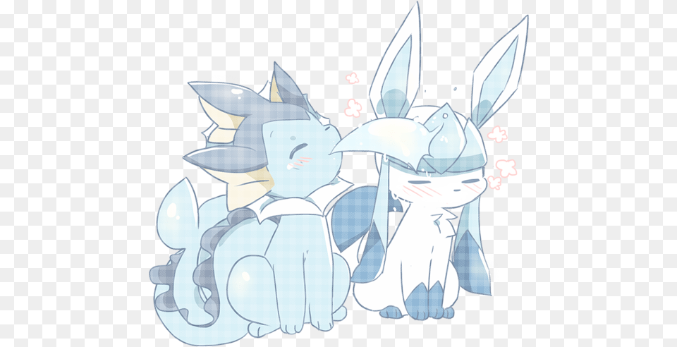 Glaceon Tumblr Pokemon Eeveelutions Eevee, Book, Comics, Publication, Art Free Transparent Png