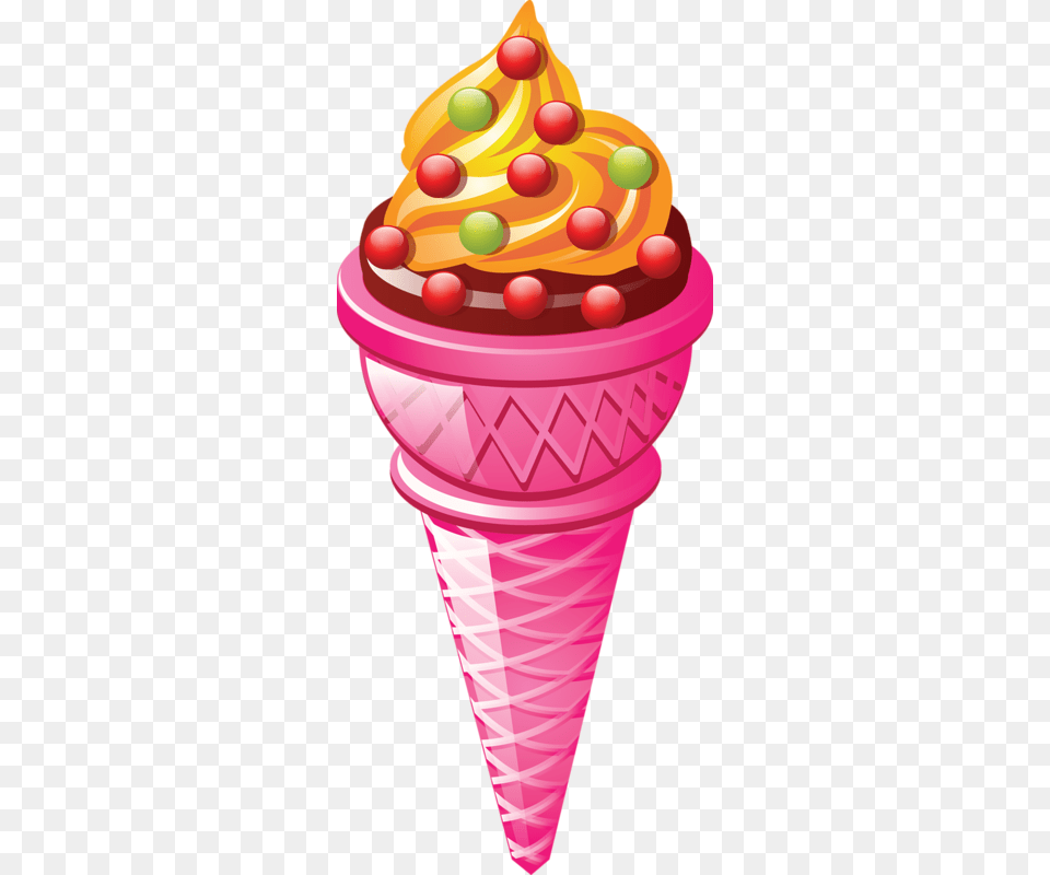 Glaces Art Food Cuties, Cream, Dessert, Ice Cream, Cone Png