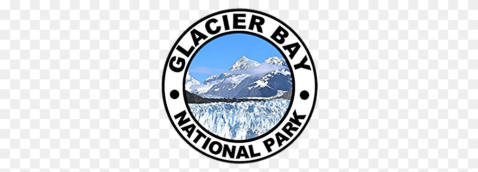 Glacier Bay National Park Round Sticker, Ice, Outdoors, Nature, Mountain Free Png Download