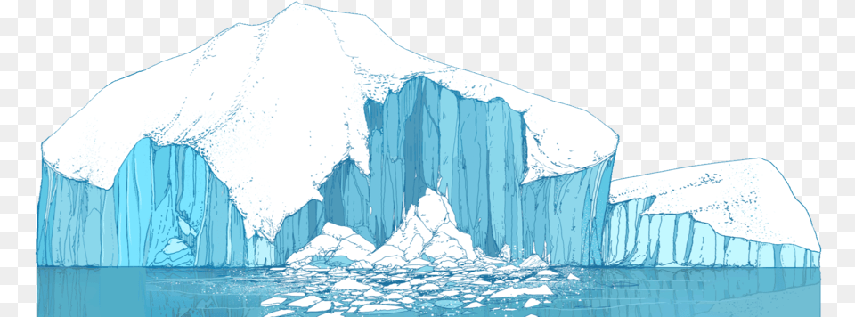 Glacier Clipart Ice Cap Iceberg Clipart, Nature, Outdoors Free Png