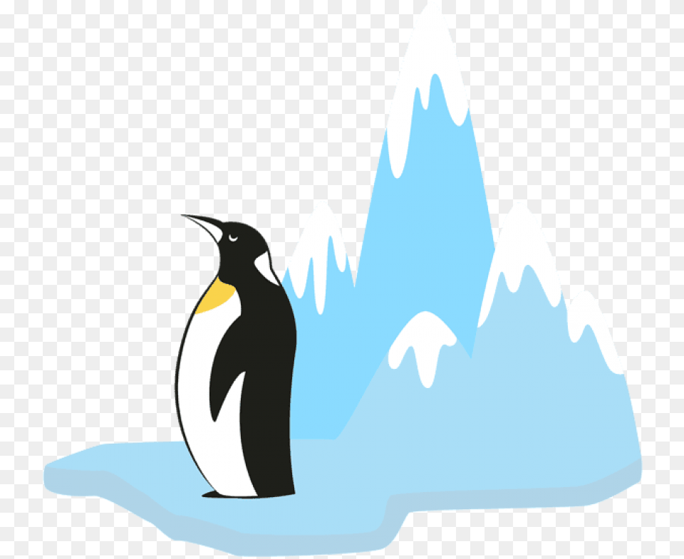 Glacier Clipart North Pole Ice Transparent Glacier Clipart, Animal, Bird, Penguin, Nature Free Png